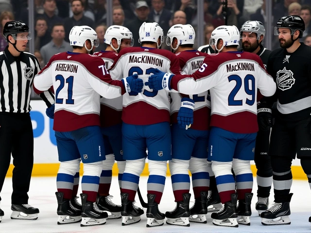 MacKinnon shatters Avalanche points record in 4-1 win over Kings